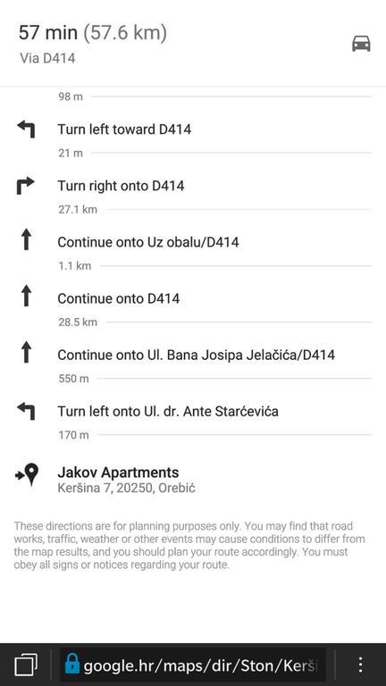 Jakov Apartments Orebic Exterior photo